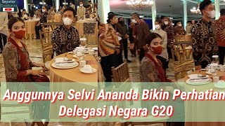 Mesrannya Gibran amp Selvi Jadi Perhatian Delegasi Negara G20 di Gala Dinner Mengkunegaran [upl. by Dixil]