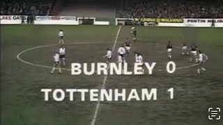 Burnley v Spurs 197778 Season Match Highlights [upl. by Sessler79]