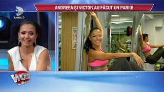 WOWBIZ 19062017  Andreea Mantea si Victor Slav tandri la sala Cum au lucrat quot la patratelequot [upl. by Ainslie746]