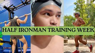 HALF IRONMAN TRAINING unfiltered  Ironman 703 full training week [upl. by Curt]