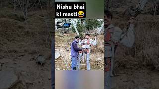 Nishu bhai ki masti😂check pin comment nishudeshwal rohitdeshwal modifiedtractor tractorstunt [upl. by Nnaeed]