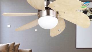 MTEDMA 30in Pilot Ceiling Fan [upl. by Dasa]