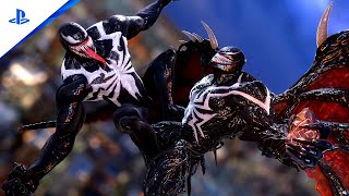 Marvels SpiderMan 2 NG Peters Lowenthal Venom vs Venom Of Harry What If Full Battle [upl. by Cyd810]