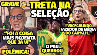 GALVÃ0 BUENO DETONA ATITUDE N0JENTA APÓS P0LÊMICA AGRESSlVA COM VINI JR NO VEXAME DA SELEÇÃO E NET0 [upl. by Yeung]