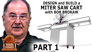 Design and Build a Miter Saw Cart part 1 [upl. by Arlina941]