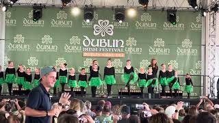 The Academy Irish Dance Company Beginners Dublin Irish Festival 2024 [upl. by Verdha]