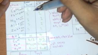 Crash Course F4 C8  Chemical Test for Anions and Cations [upl. by Alekin]