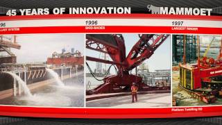 MAMMOET 45 YEARS OF INNOVATION VAN SEUMEREN HISTORY [upl. by Elaine]