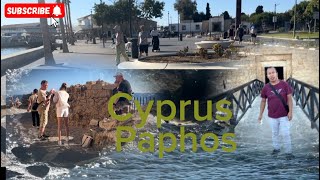 Harbour Paphos Cyprus vlog [upl. by Gereron]