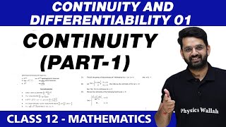 Continuity and Differentiability  Continuity Part1  Class 12 NCERT [upl. by Kreegar57]