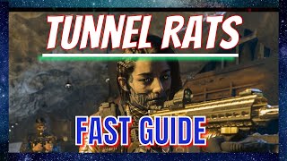 Mw2 Dmz TUNNEL RATS Fast Guide Redacted Faction Tier 4 [upl. by Alissa]