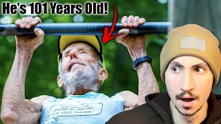 This guy still Works Out at 100 Years old tips on living longer [upl. by Maurie]