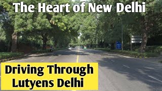 Driving Through Lutyens Delhi [upl. by Aiouqahs]