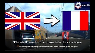 EUROTUNNEL UK TO FRANCE BY CAR  FOLKESTONE TO CALAIS STEP BY STEP [upl. by Auqinat]