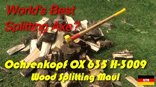 German Tool Reviews Ochsenkopf OX 635 H3009 Wood splitting Maul [upl. by Lorilyn]