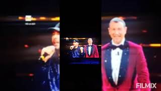 Checco Zalone canta quotpoco riccoquot a Sanremo 2022 [upl. by Kries]