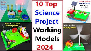 top 10 science project working models  for science exhibition  diy  creative  howtofunda [upl. by Anselmi557]