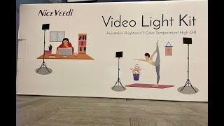 NiceVeedi Studio Video Light Kit 15W NVL12 [upl. by Mohammed]