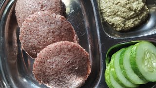 Healthy Ragi idli with chutney recipe😋😋 [upl. by Noll]