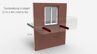 Balkong BWC utkraget arkitekt norsk rev 5 [upl. by Gaughan]