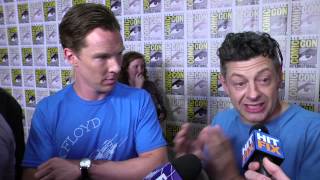 Benedict Cumberbatch on learning mocap from Andy Serkis in The Hobbit [upl. by Attirb]