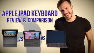 Apple iPad Keyboard Review  Compared to Logitech Rugged and Slim Folio Keyboards [upl. by Eirok]