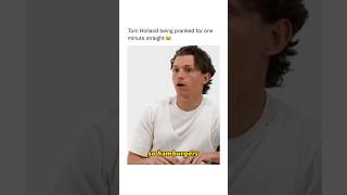 Tom Holland being pranked for one of minute straight shorts funny fyp memes viral [upl. by Wyly438]