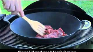 Weber Gourmet Barbecue System  Wok [upl. by Benedikt]