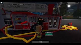 Roblox Maple County Fairfield fire department l just putting out the fire and there some smoke [upl. by Lais928]