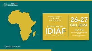 Giornate per il dialogo ItaliaAfrica [upl. by Inoy]