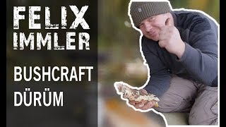 How to cook a Dürüm Döner in the Bush Kebab in Flatbread  A Victorinox Swiss Army Knife project [upl. by Ytsanyd]