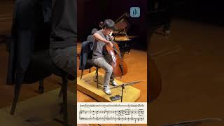 Yibai Chen and Boyang Shi perform César Francks Sonata for Cello and piano 4th movement [upl. by Asirb]