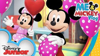 Mickey and Minnies Surprise Birthday Tea Party 🥳  Me amp Mickey  Vlog 27  disneyjr [upl. by Procto]