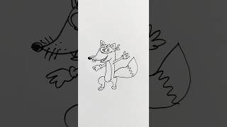 How To Draw Swiper Fox Dora The Explorer drawinganimecartoonsketch easysimpleartkidsfunvideo [upl. by Dimitri]