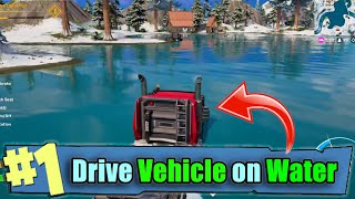 Drive a vehicle through water 01  Fortnite Seasonal Quests  Week 5 [upl. by Jelsma]