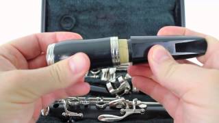 Clarinet Beginner Lesson 21  Assembling the Mouthpiece Barrel and Reed [upl. by Marnie282]