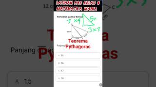 Pembahasan Latihan Soal PAS Matematika Kelas 8 SMP part 1 matematika fypシ kelas8 [upl. by Yrrad]