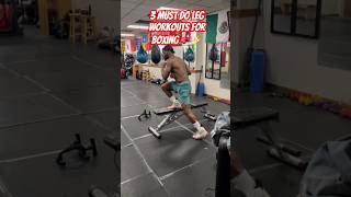 3 Must Do Leg Workouts For Boxing ‼️ Boxing shorts share mma subscribe youtubeshorts love [upl. by Alicec]