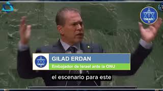 GILAD ERDAN Embajador de Israel ante la ONU [upl. by Androw520]