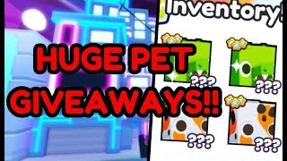 🔴LIVE PET SIMULATOR 99 EXCLUSIVE AND HUGE PET GIVEAWAYS [upl. by Semela867]