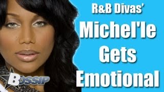 Michelle Of RampB Divas LA Gets Emotional  BOSSIP [upl. by Tench]