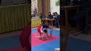 Yoga National performance  National Yogasana Championship yoga yogacompetition fitness [upl. by Imarej557]