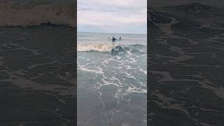 Bodyboarding And Enjoying The Norfolk UK Sea Reagardless Of the Weather surf beach familyfun [upl. by Adnoyek]