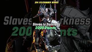 Slaves to darkness 2000 points army aos warhammer ageofsigmar [upl. by Yde]