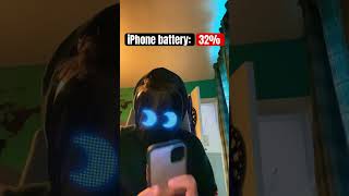 POVIPhone battery 🤣🤣🤣 funny comedy gaming skit viral shorts [upl. by Elimay]