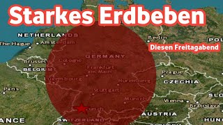 dringend Ein starkes Erdbeben hat heute Nacht Freitag 26 Januar 2024 Deutschland erschüttert [upl. by Sewole161]