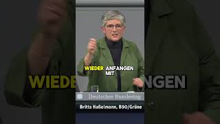 Britta Haßelmann spricht über die deutsche Automobilindustrie bundestag ampel ampelaus grünen [upl. by Adner]