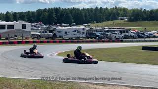 202195 Tougeca Mosport Karting event  Group 1 Final race [upl. by Xenophon223]