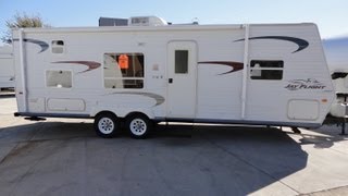 Great Used Bumper Pull Travel Trailer In Dallas Texas  2005 Jayco Jay Flight 27BH [upl. by Allesiram]