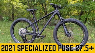 Best Place To Start  2021 Specialized Fuse 275 Aggressive Hardtail Mountain Bike Review and Weight [upl. by Rodrique764]